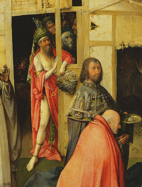 Detail of The Adoration of the Magi by Hieronymus Bosch