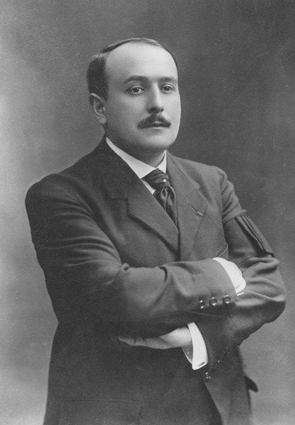 Detail of Portrait of Paul Acker by Studio Walery