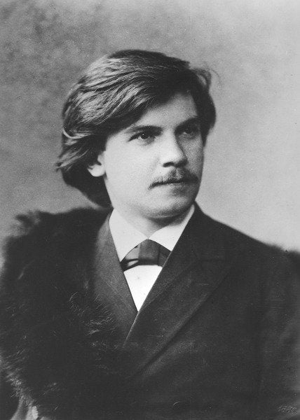 Detail of Portrait of Eugen d'Albert by French Photographer