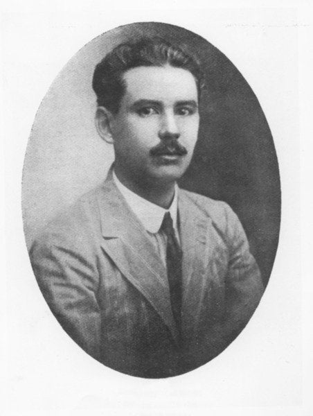 Detail of Portrait of Lino Arguello by French Photographer