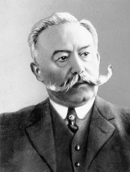 Detail of Portrait of Claude Augé by French Photographer