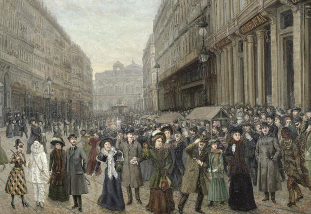 Detail of Carnival at Lille by French School