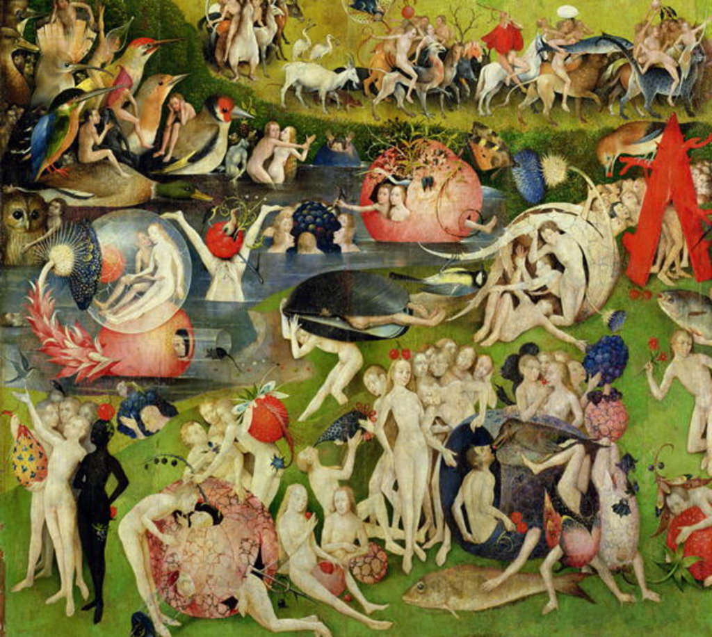 Detail of The Garden of Earthly Delights, 1490-1500 by Hieronymus Bosch