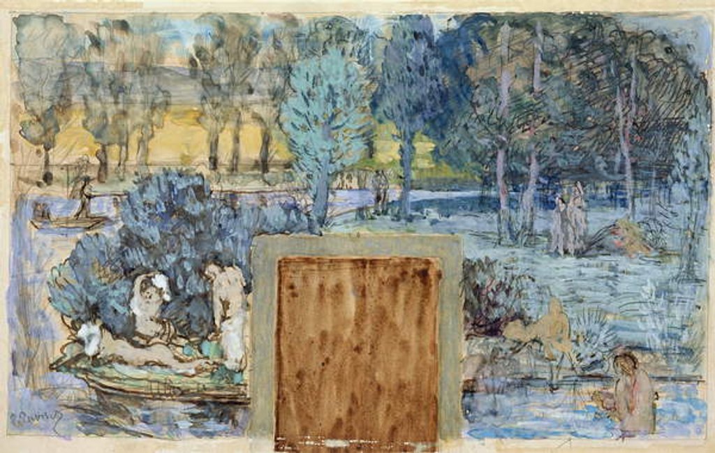 Detail of Summer, 1891 by Pierre Puvis de Chavannes