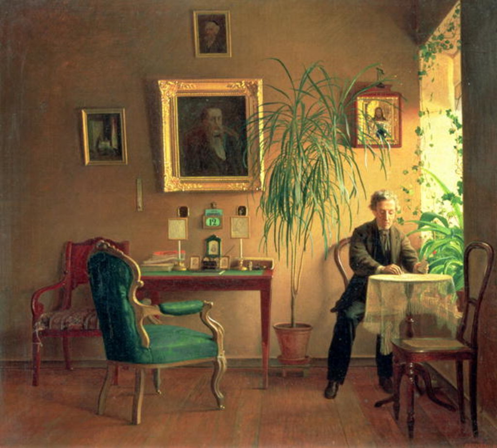 Detail of Interior, 1871 by Aleksei Alekseevich Bobrov