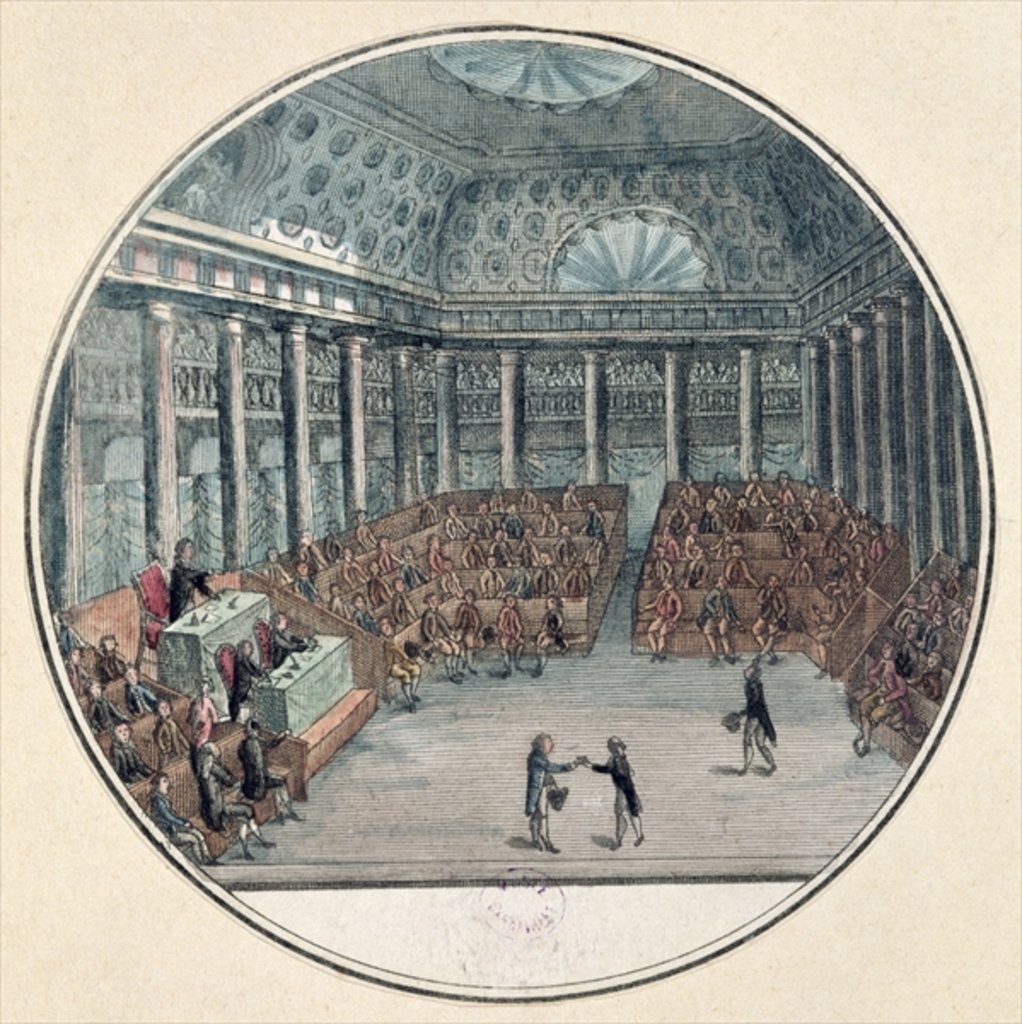 Detail of The Deputies of the Commune Meeting in the National Assembly, 17th June 1789 by French School