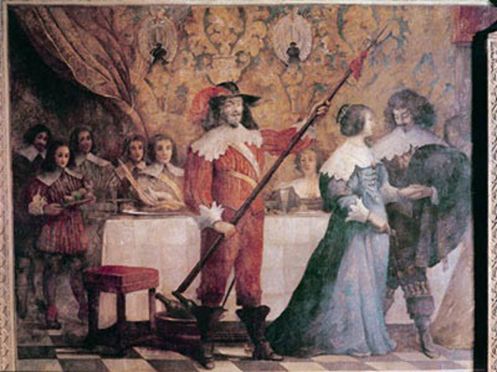 Detail of The Court Ball by Abraham Bosse