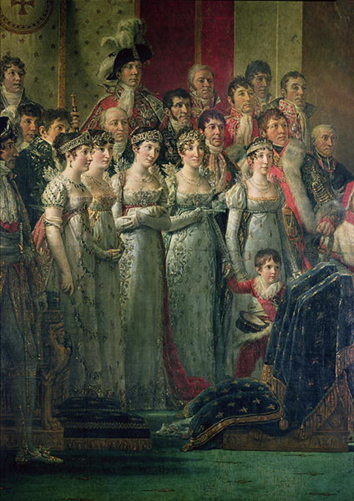 Detail of The Consecration of the Emperor Napoleon and the Coronation of the Empress Josephine by Pope Pius VII 2nd December 1804, 1807 by Jacques Louis David