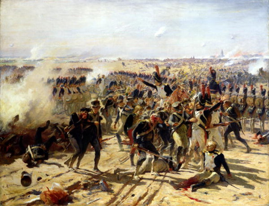 Detail of The Battle of Essling, May 1809 by Fernand Cormon
