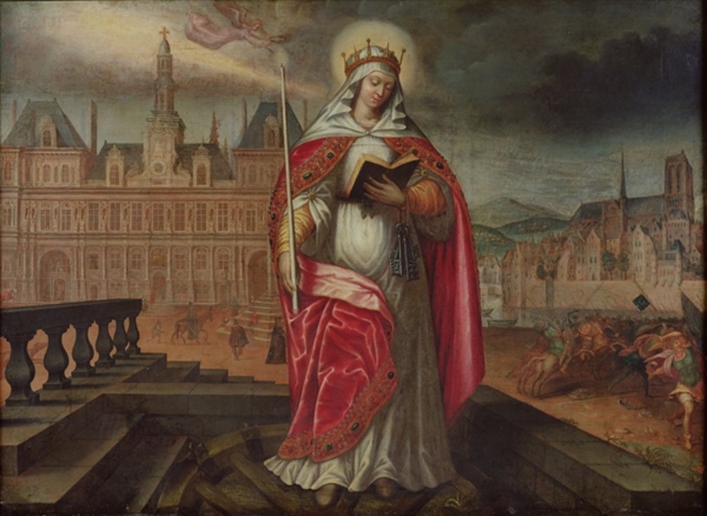 Detail of St. Genevieve by French School