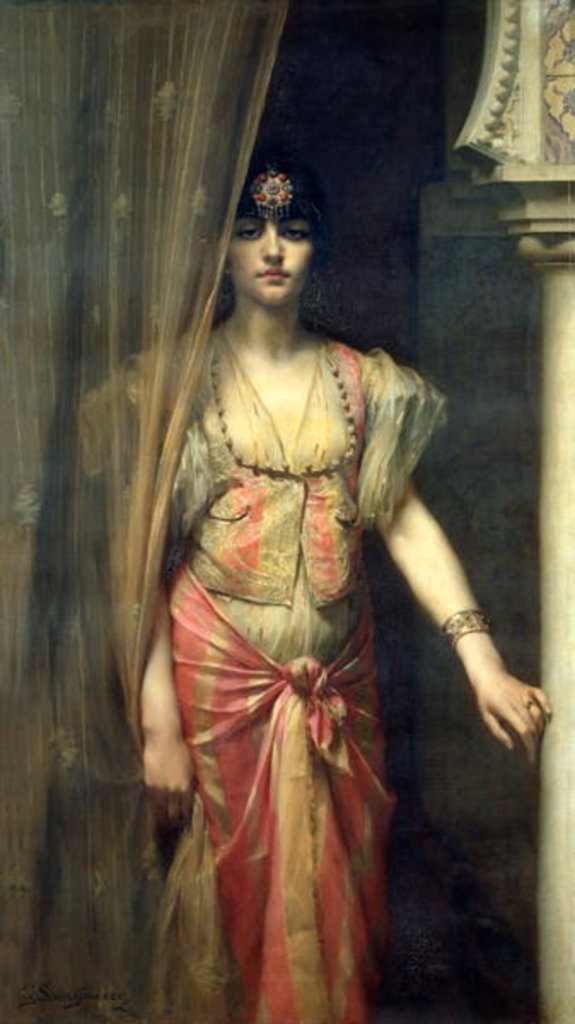 Detail of Soudja Sari by Gaston Casimir Saint-Pierre