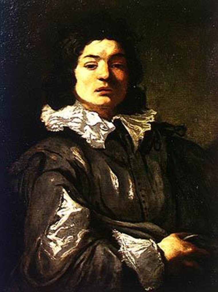 Detail of Portrait of a Man by Claude Vignon