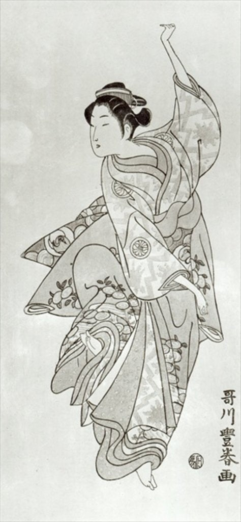 Detail of Dancer by School Japanese