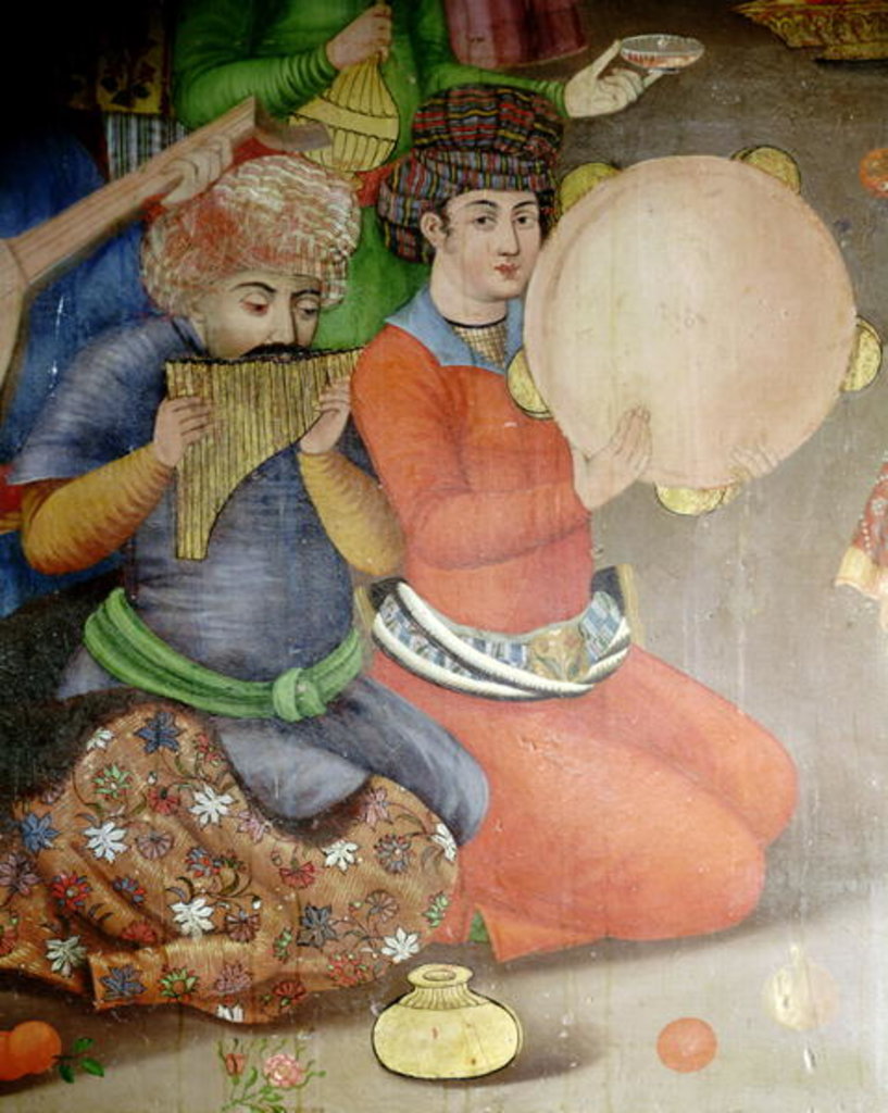 Detail of Detail of the musicians by Islamic School