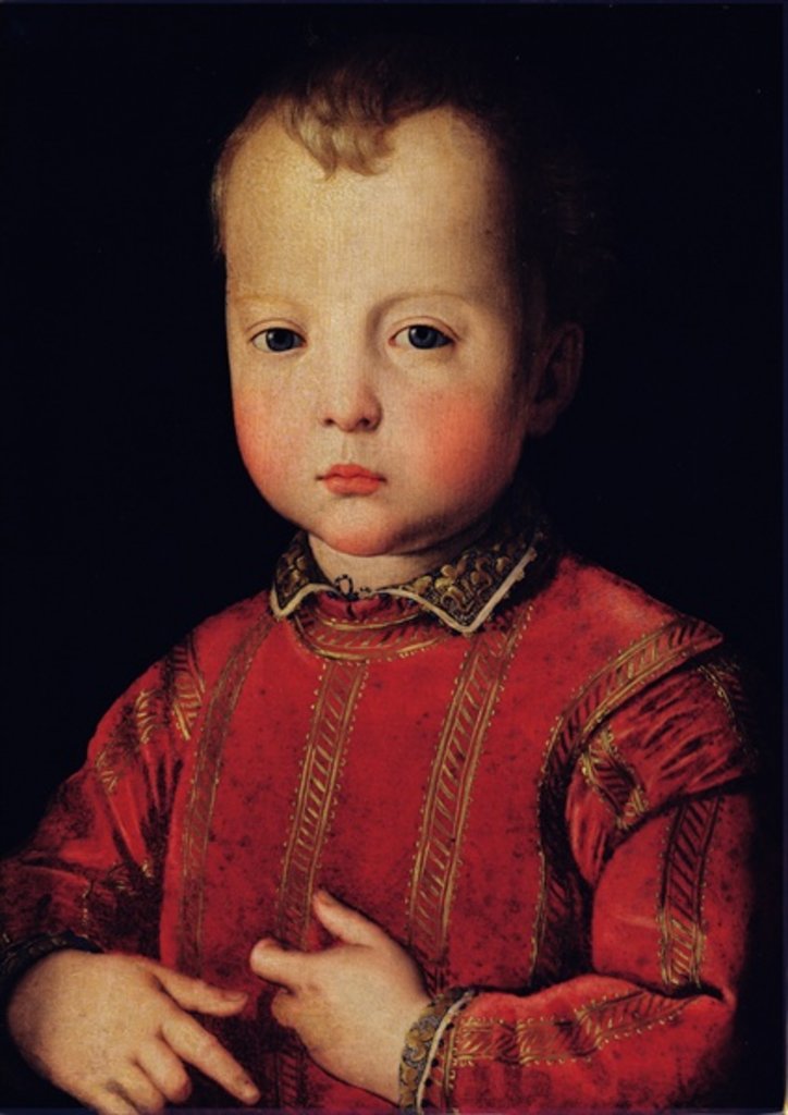 Detail of Portrait of Don Garcia by Agnolo di Cosimo Bronzino