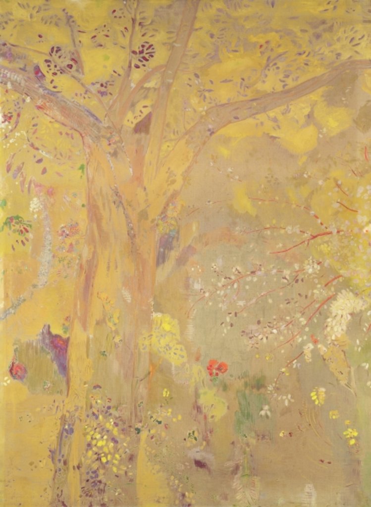 Detail of Yellow Tree, 1900-01 by Odilon Redon