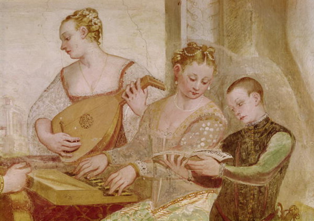 Detail of The Concert by Italian School