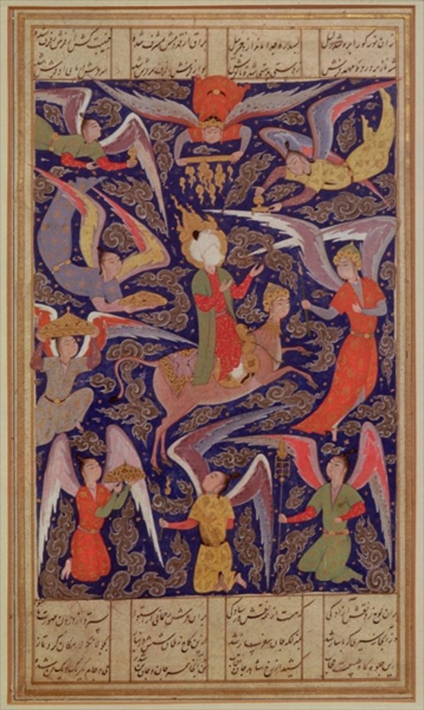 Detail of The Ascension of the Prophet Mohammed by Islamic School