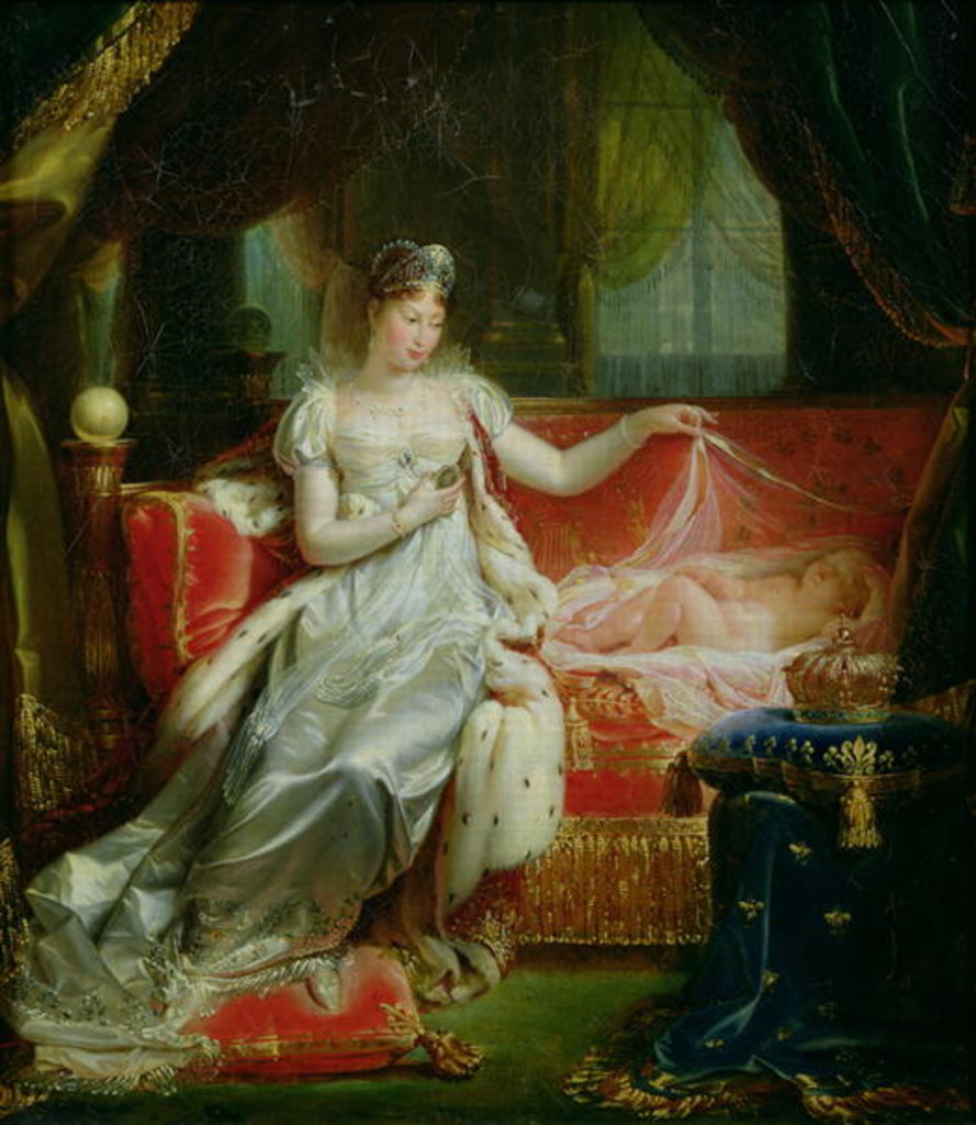 Detail of Empress Marie-Louise and the King of Rome, 1812 by Joseph Franque