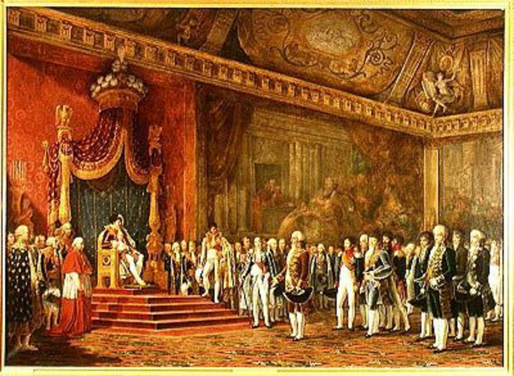 Detail of Napoleon Receiving the Delegation from the Roman Senate, 16th November 1809 by Innocent Louis Goubaud
