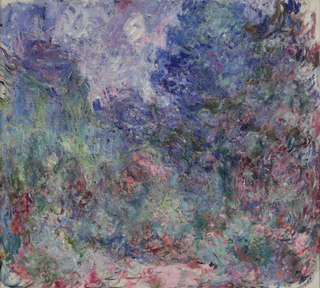 Detail of The House at Giverny Viewed from the Rose Garden, 1922-24 by Claude Monet