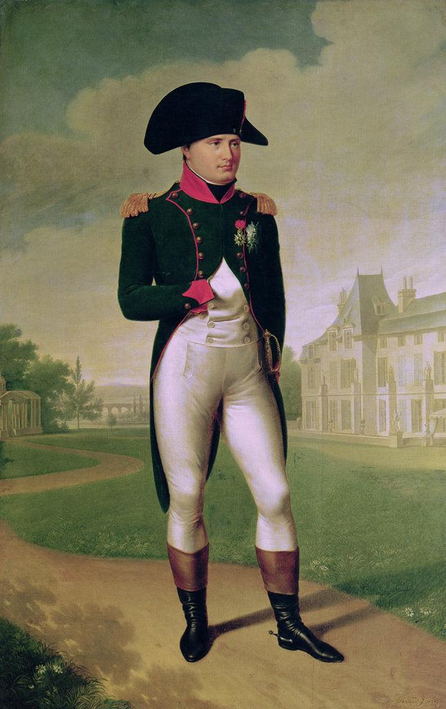 Detail of Napoleon I in Front of the Chateau de Malmaison, 1804 by Francois Pascal Simon Baron Gerard
