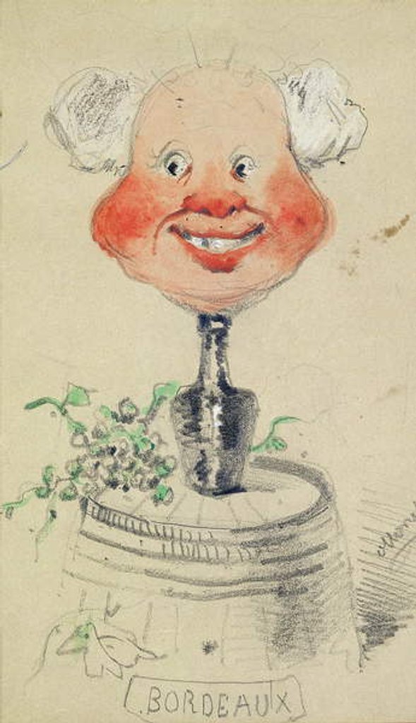 Detail of Wine from Bordeaux, 1857 by Claude Monet