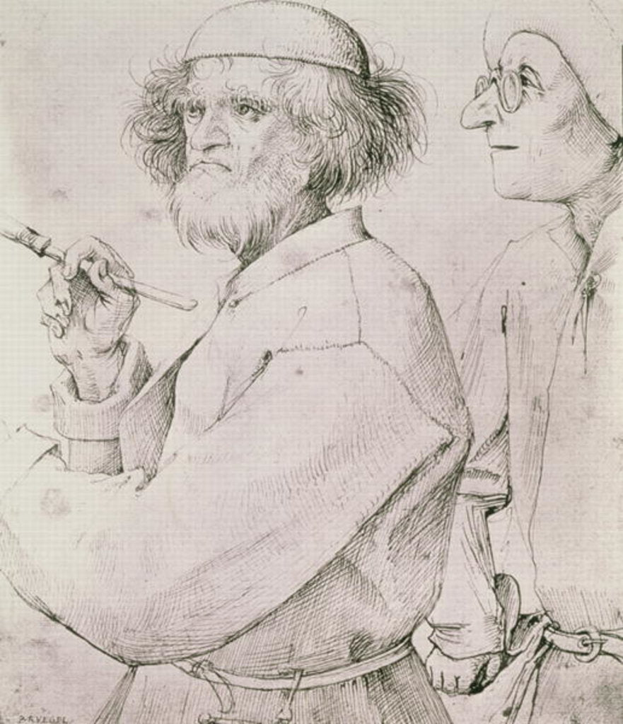 Detail of The Painter and the Art Lover by Pieter the Elder Bruegel