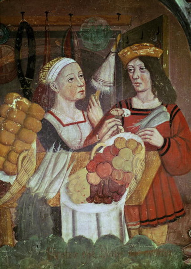 Detail of The Vegetable Market by Italian School