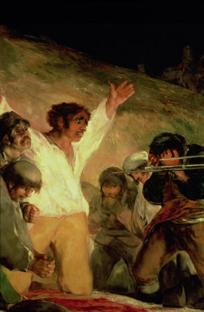 Detail of Execution of the Defenders of Madrid, 3rd May 1808 by Francisco Jose de Goya y Lucientes