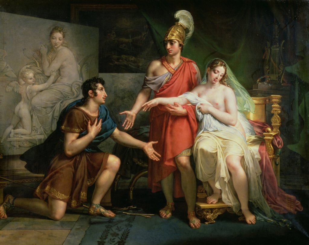Detail of Alexander the Great Hands Over Campaspe to Apelles, 1822 by Charles Meynier