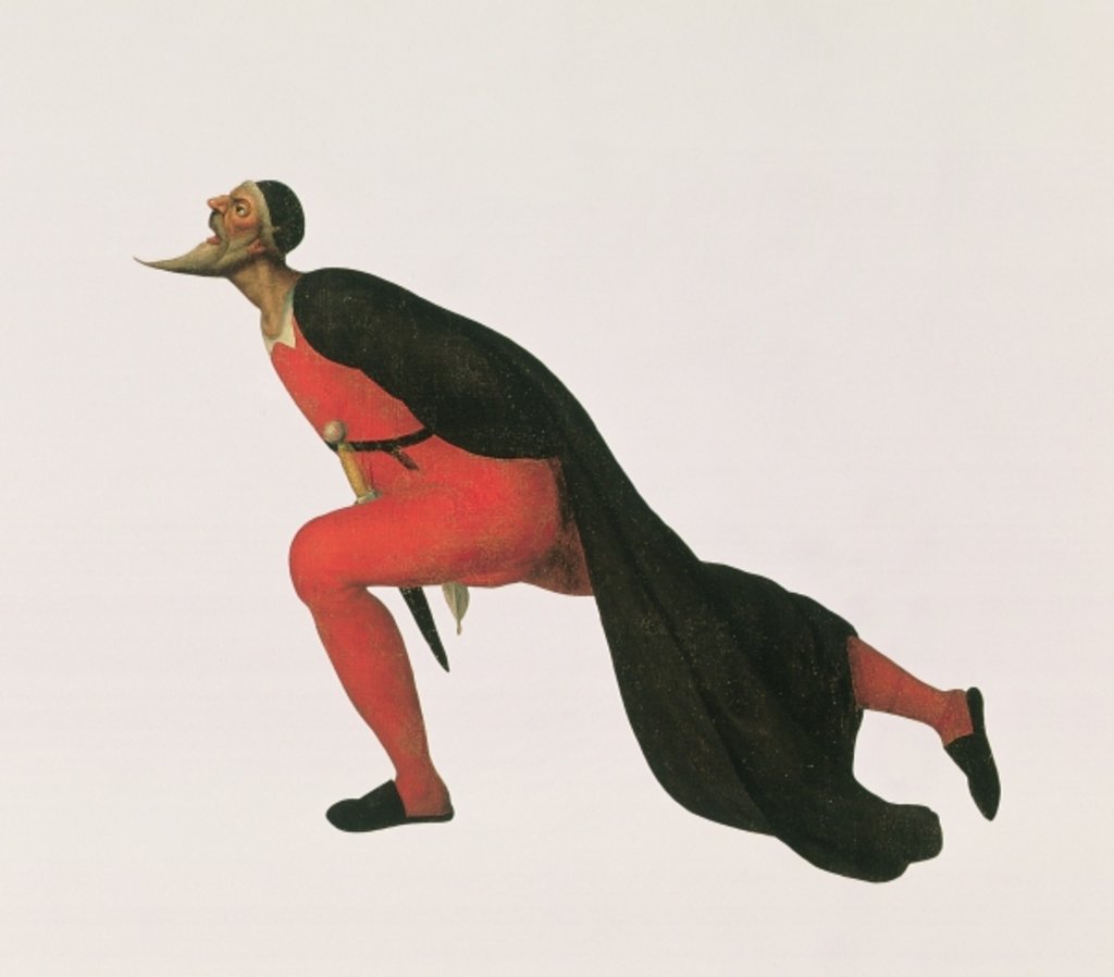 Detail of Character from a Play by French School