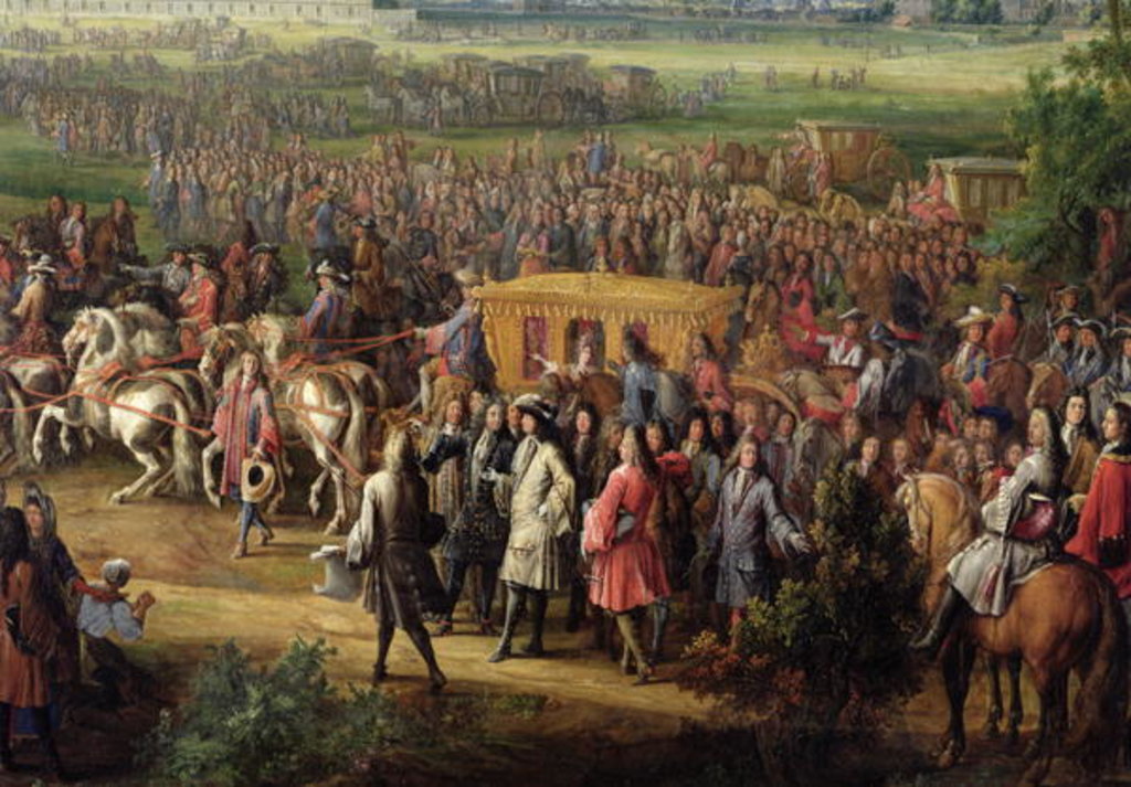 Detail of The Inauguration of the Church of the Invalides by Louis XIV by Pierre-Denis Martin