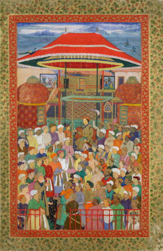 Detail of The Court Welcoming Emperor Jahangir by Mughal School