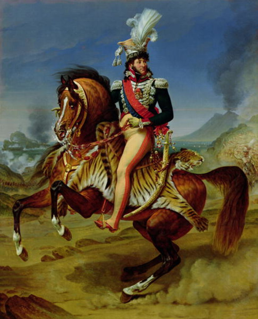 Detail of Equestrian Portrait of Joachim Murat 1812 by Baron Antoine Jean Gros
