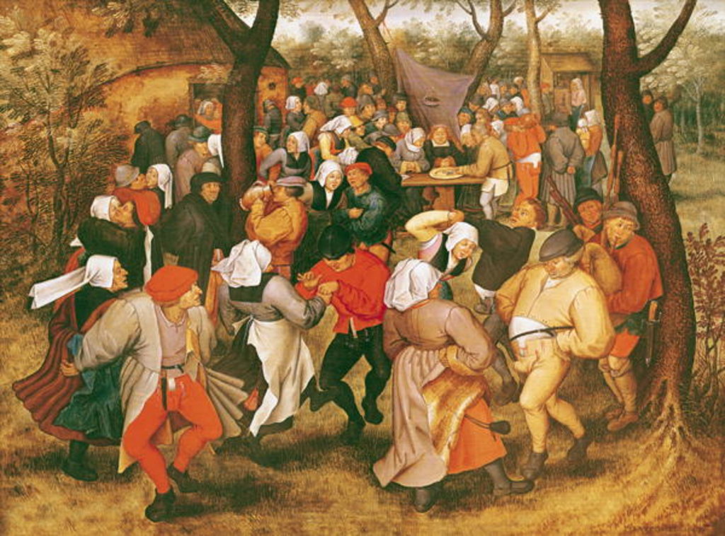 Detail of The Wedding Dance, 1607 by P. the Younger Brueghel