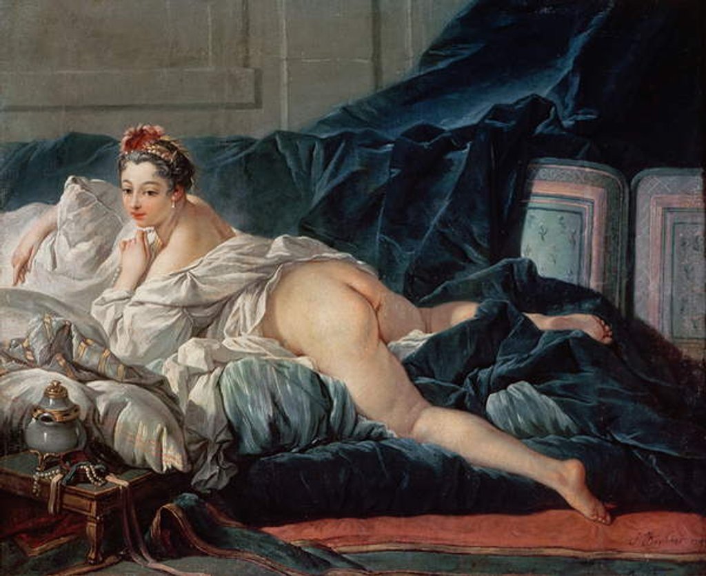 Detail of The Odalisque, 1745 by Francois Boucher