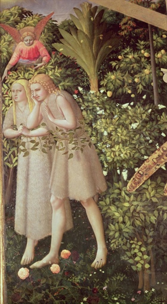 Detail of Adam and Eve Expelled from Paradise by Fra Angelico