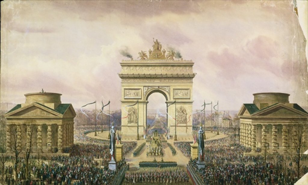 Detail of Return of the Ashes of the Emperor to Paris, 15th December 1840 by Theodore Jung