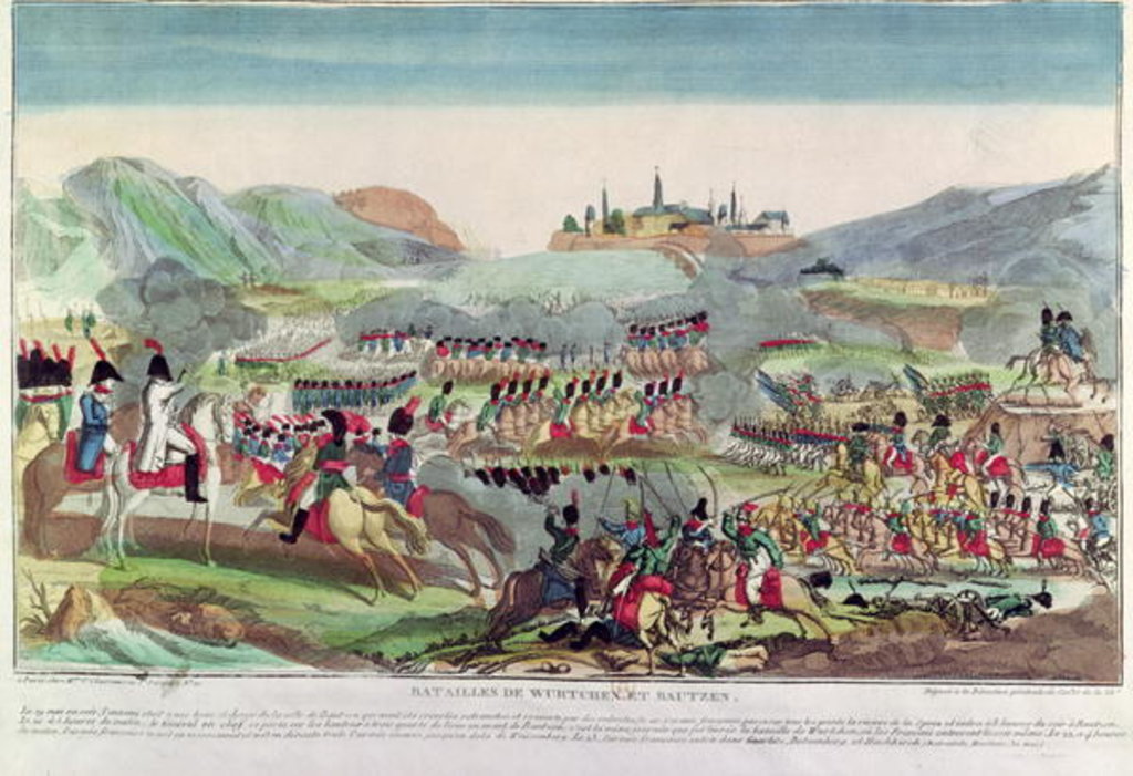 Detail of Battles of Wurtchen and Bautzen, 20th May 1813 by French School