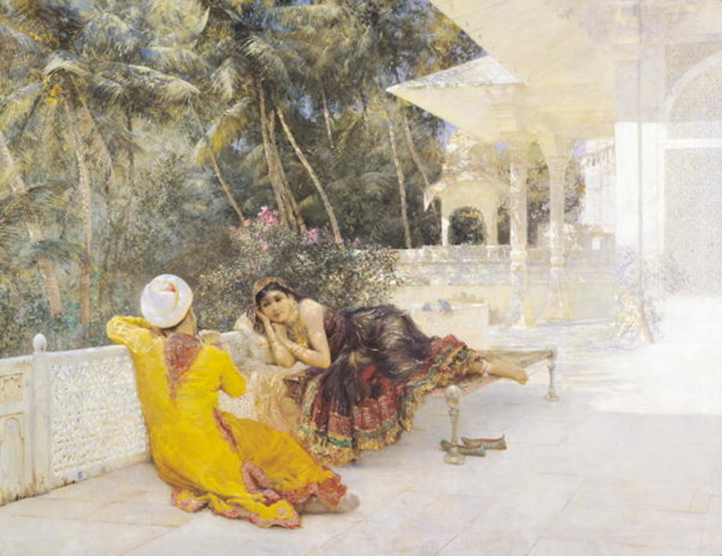 Detail of The Princess of Bengal, c.1889 by Edwin Lord Weeks