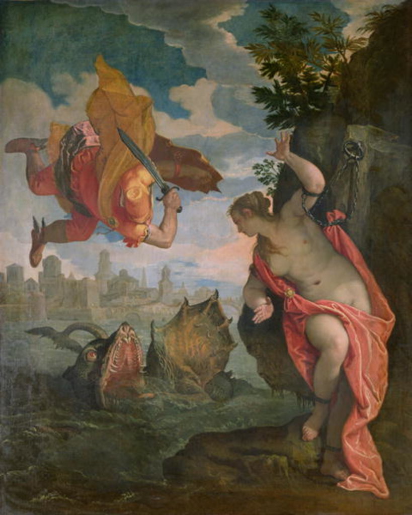 Detail of Perseus Rescuing Andromeda by Veronese