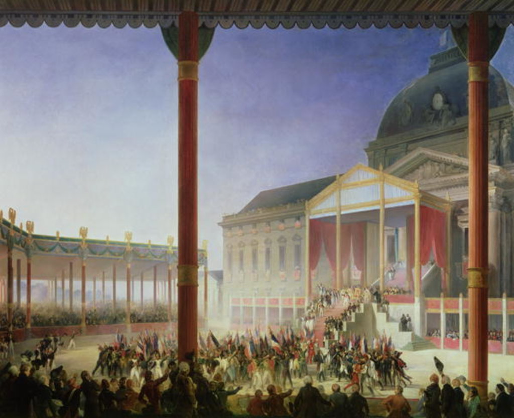 Detail of Assembly of the Champ de Mai, 1st June 1815 by Francois Joseph Heim