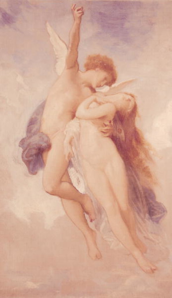 Detail of Cupid and Psyche, 1889 by William-Adolphe Bouguereau