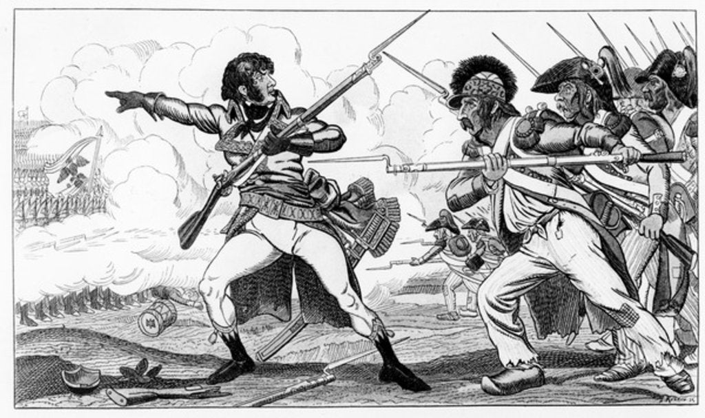 Detail of The Volunteers in Sabots at the Battle of Valmy, 20th September 1792 by Caran d'Ache