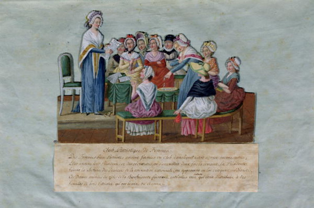 Detail of Women's Patriotic Club by Lesueur Brothers