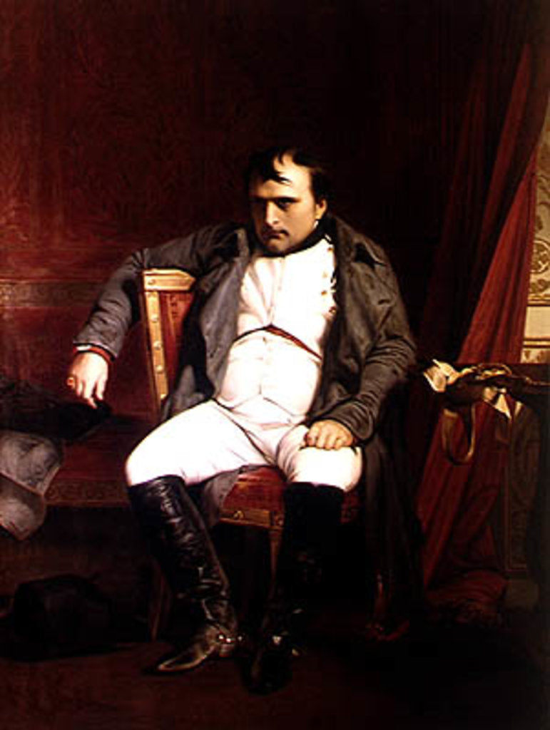 Detail of Napoleon after his Abdication, 1840 by Hippolyte Delaroche