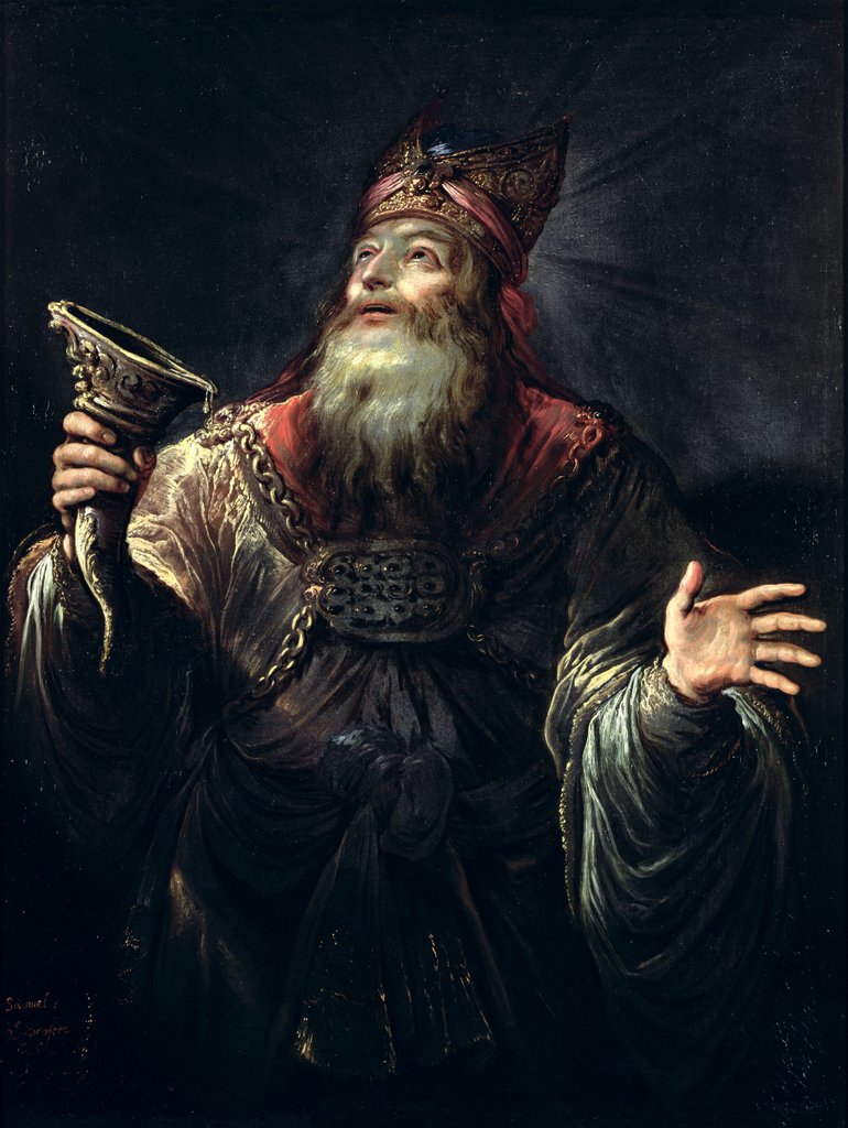 Detail of The Prophet Samuel, 17th century by Claude Vignon