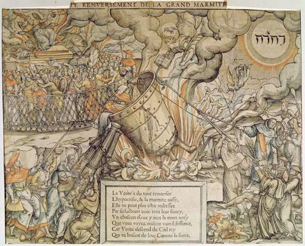 Detail of The Toppling Melting Pot by French School