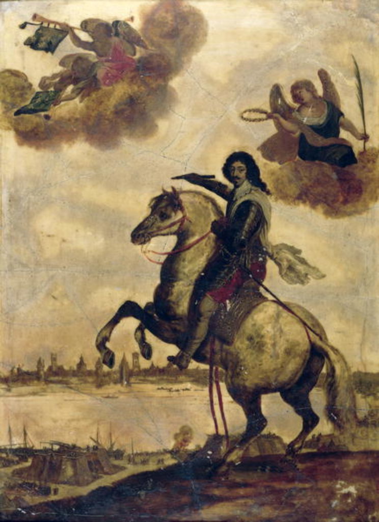 Detail of Louis XIII at the Siege of La Rochelle by French School